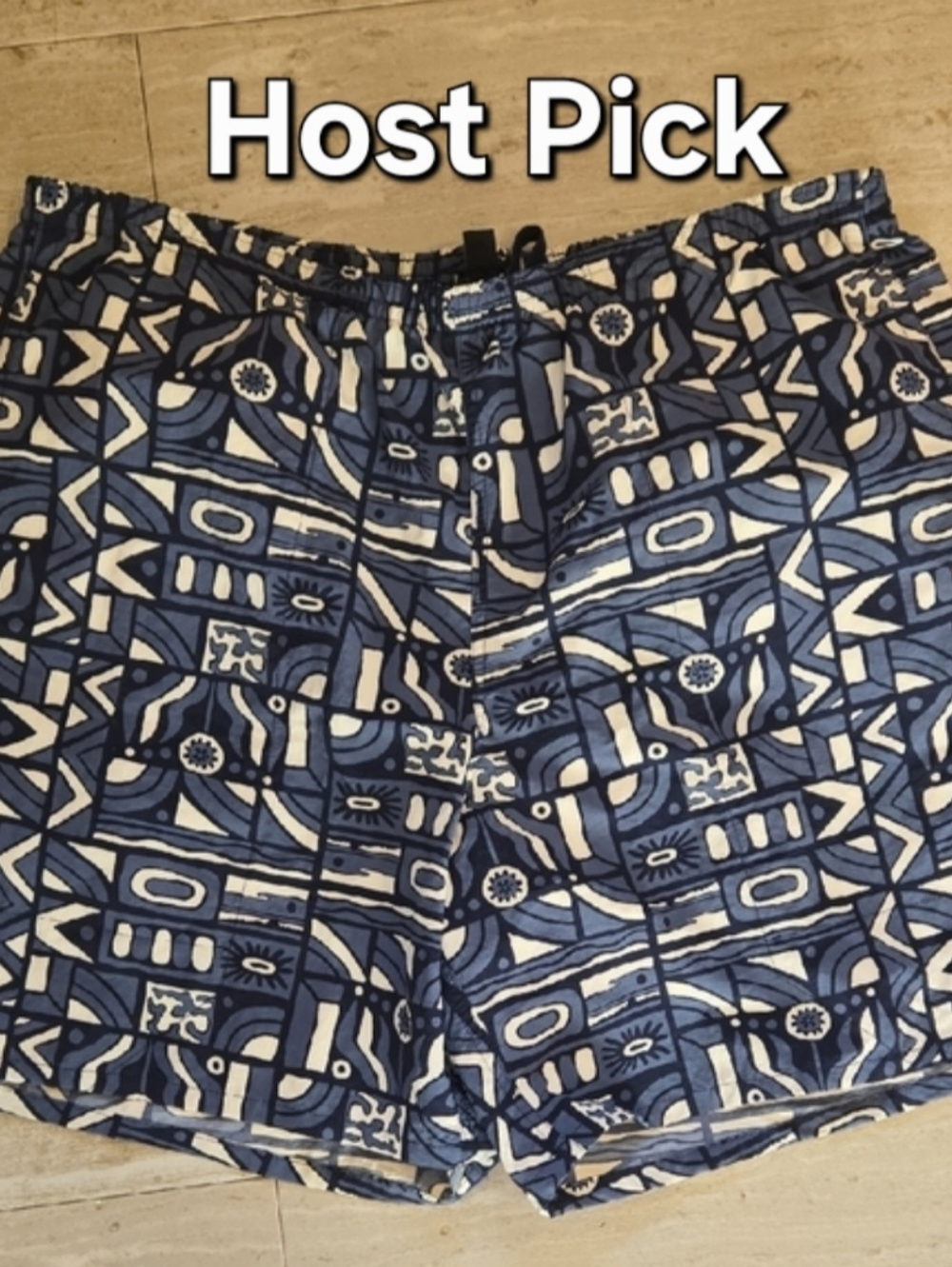 Patagonia Netplus Shells Blue Design Print Swim Trunks
